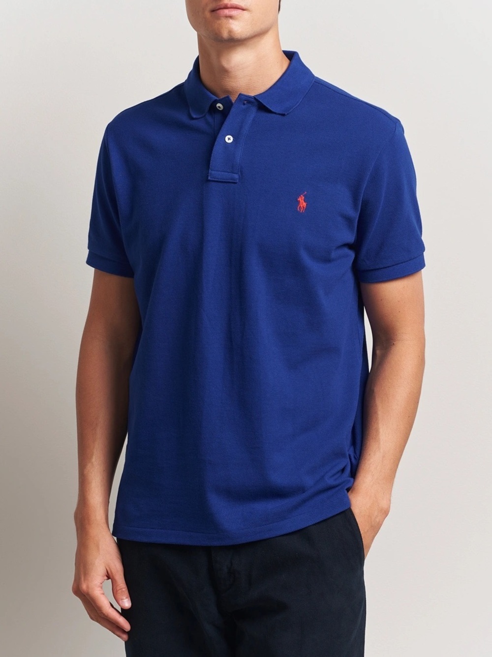Polo Ralph Lauren Classic Fit Short Sleeve Blue Polo